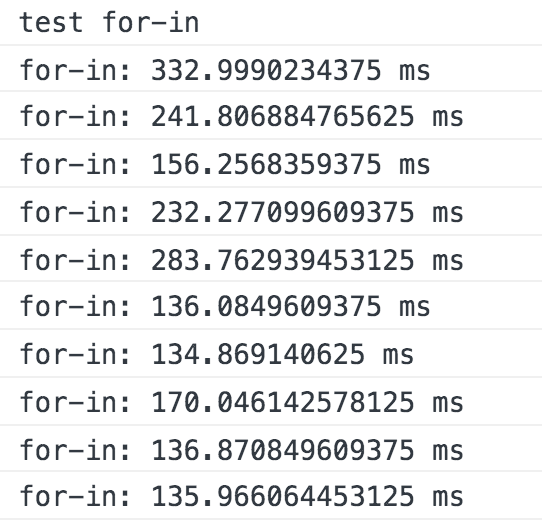 for-in循环的测速结果-蚊子的前端博客