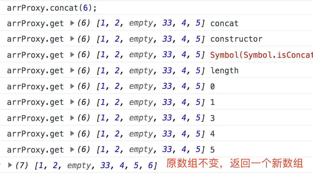 Proxy中的concat()操作-蚊子的前端博客