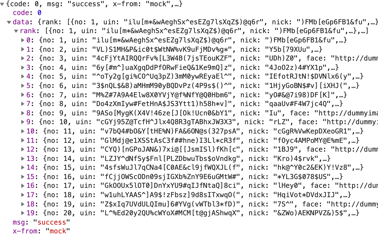 mockjs 生成的数据-蚊子的前端博客